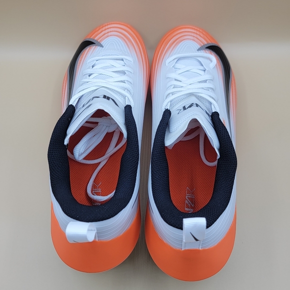 Nike Vapor Speed 3 TB Men\'s Football Cleats Size 13.5 White Orange HM8849-104 main image 5